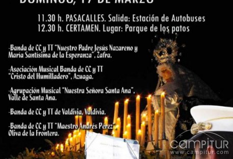 La banda de cornetas y tambores Cristo del Humilladero en Oliva de la Frontera