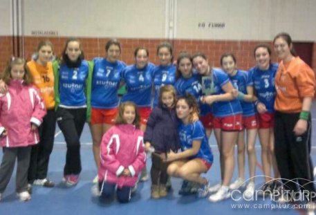  Las Junior de la A.D. Balonmano Granja, subcampeonas de Extremadura