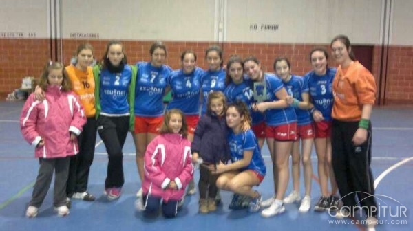  Las Junior de la A.D. Balonmano Granja, subcampeonas de Extremadura