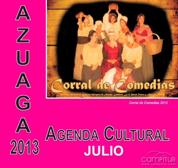 Agenda Cultural y Deportiva para el mes de julio 2013 en Azuaga 