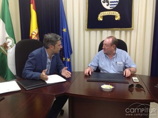 Entregada la primera fase de la pista polideportiva cubierta en Villaharta 