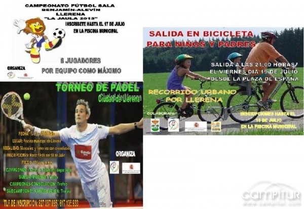 Actividades Deportivas 2013 en Llerena 