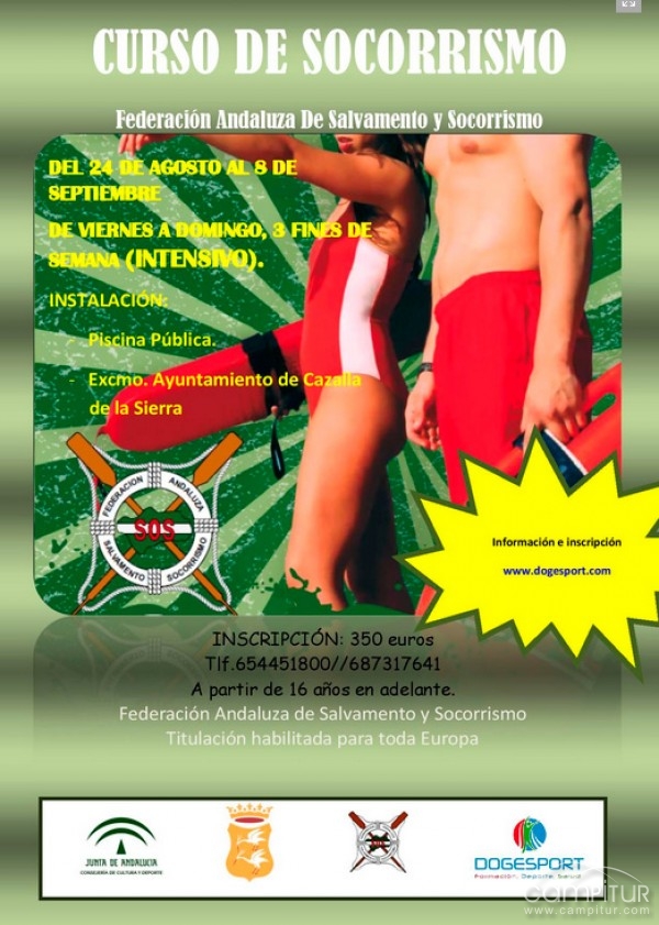 Curso de Socorrismo en Cazalla de la Sierra 