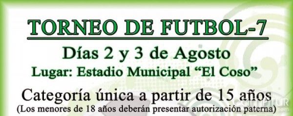 Torneo de Fútbol -7 en Guadalcanal 