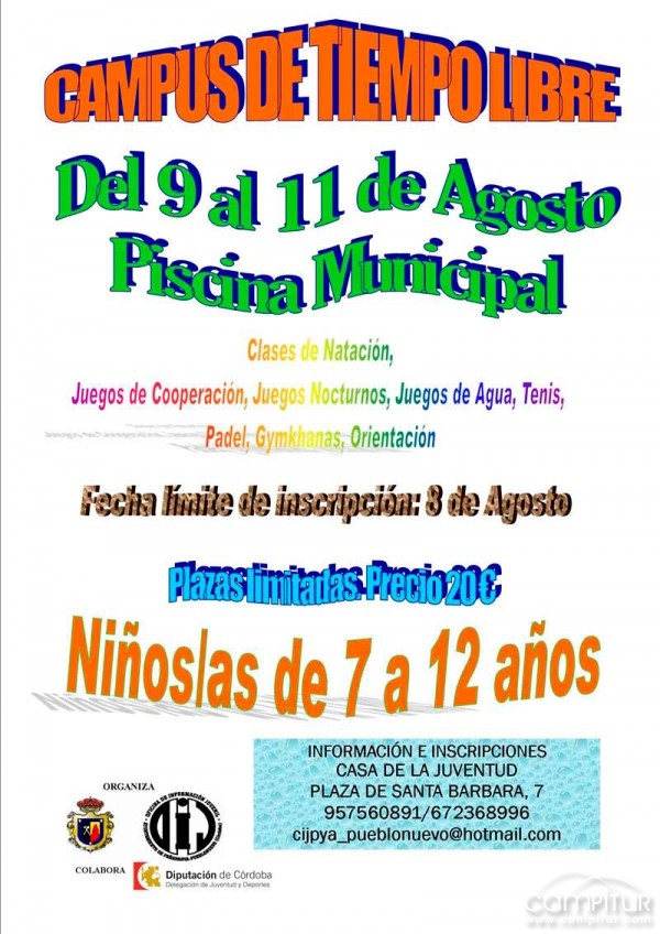 Campus de Tiempo Libre Verano 2013 en Peñarroya-Pueblonuevo 