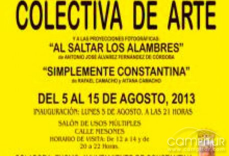 Apertura de la XXVI Exposición Colectiva de Arte en Constantina 