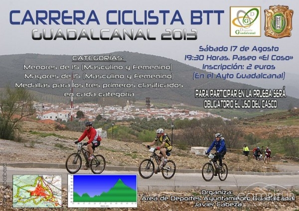 Carrera Ciclista BTT en Guadalcanal 