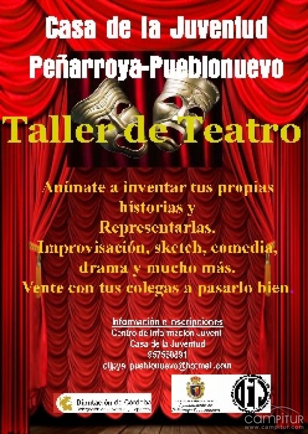 Peñarroya- Pueblonuevo acoge un Taller de Iniciación al Teatro 