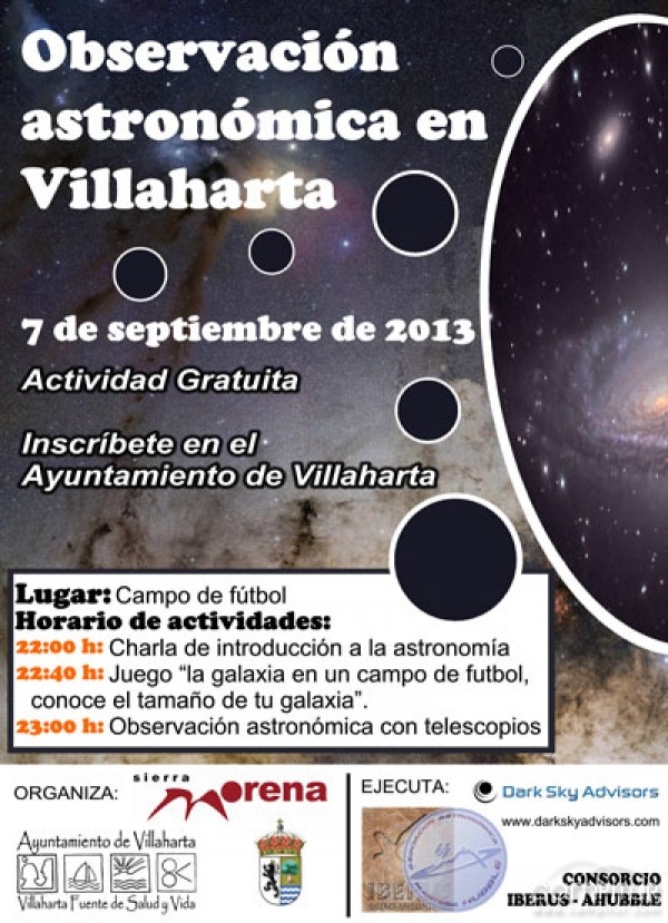 Villaharta acoge una jornada de Observación Astronómica 