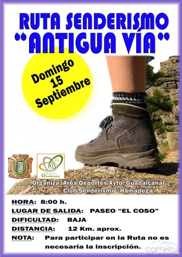 Ruta de Senderismo “Antigua Vía” en Guadalcanal 
