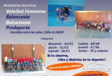 Abierto el plazo de inscripción para las Escuelas Deportivas Municipales de Constantina 