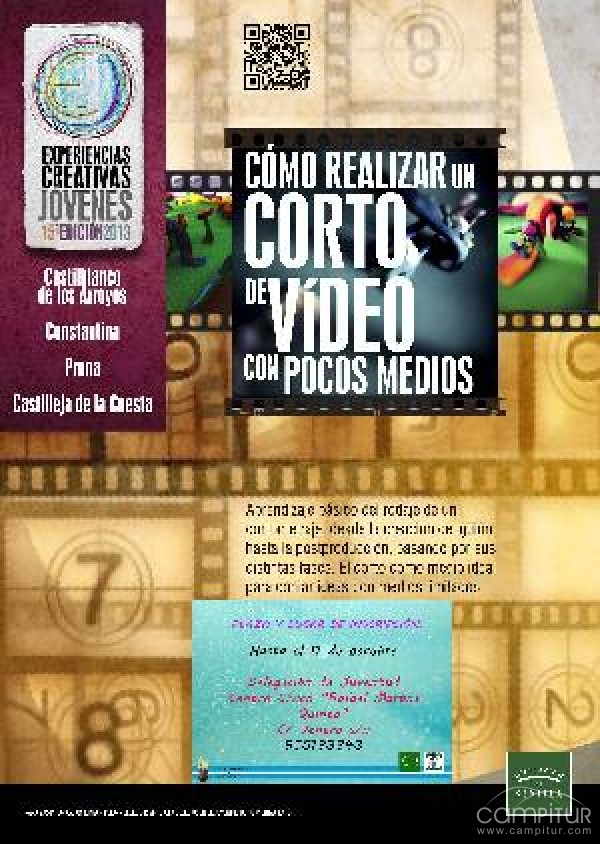 Curso “Cómo realizar un corto de vídeo con pocos medios” en Constantina  
