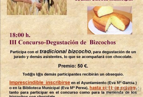 III Concurso de Bizcocho Casero en Villanueva del Rey 