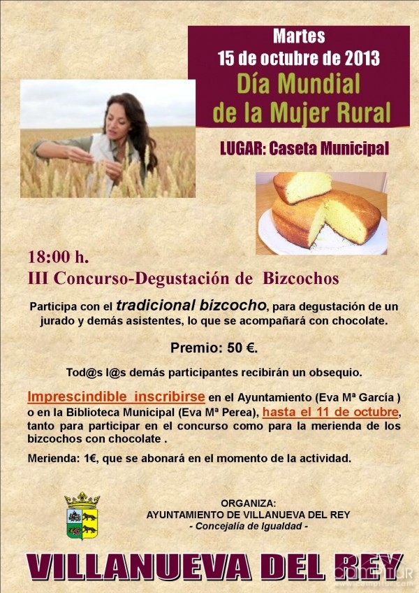 III Concurso de Bizcocho Casero en Villanueva del Rey 