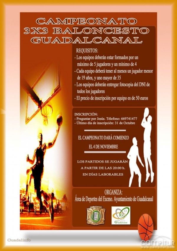 Campeonato 3x3 de Baloncesto en Guadalcanal 