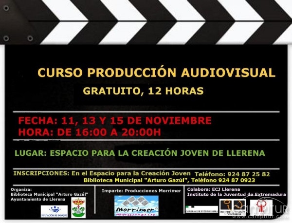 Curso de Producción Audiovisual en Llerena 