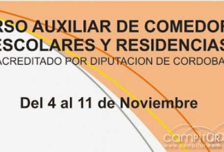 Curso de Auxiliar de Comedores Escolares y Residencias en Belmez 