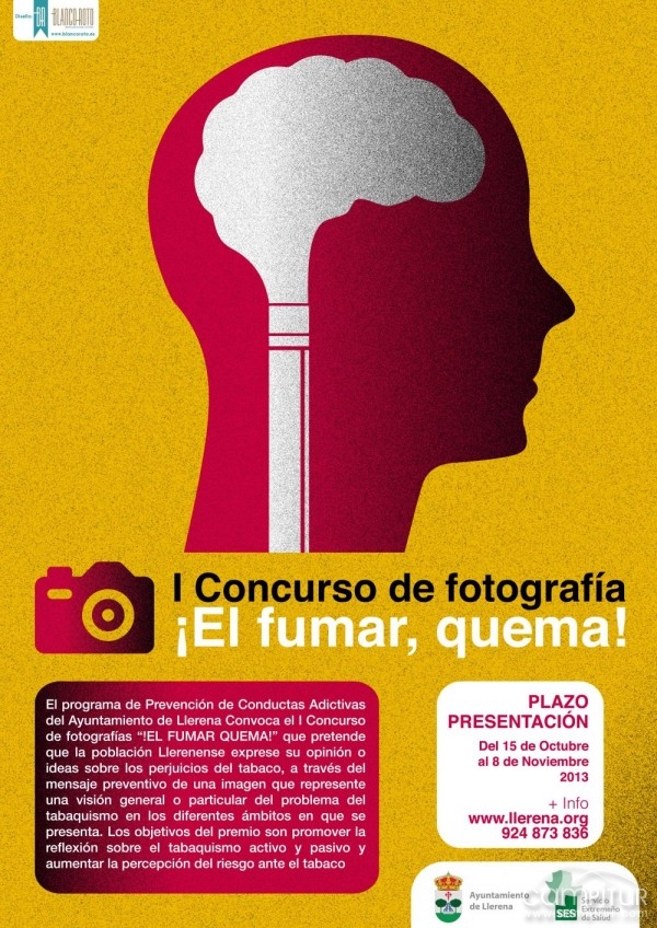Convocado el I Concurso de Fotografía ¡El Fumar Quema! en Llerena 