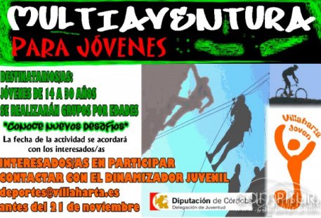 Multiaventuras para jóvenes en Villaharta 