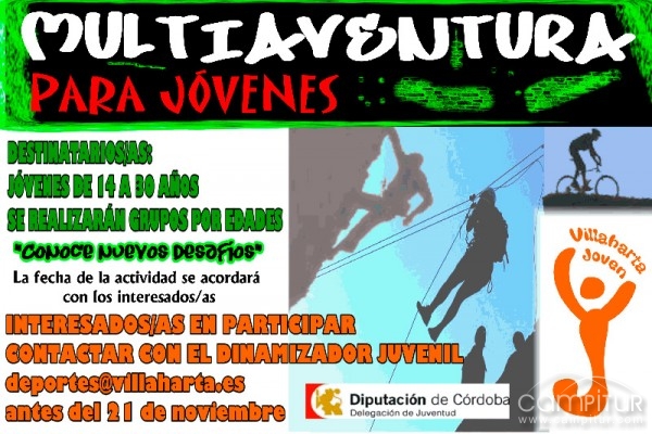Multiaventuras para jóvenes en Villaharta 