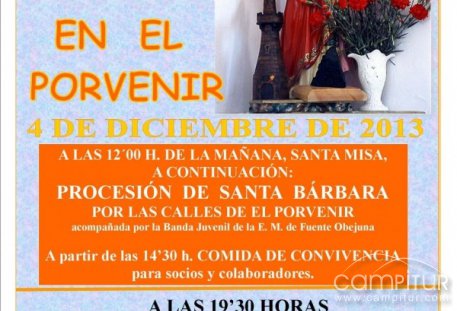Santa Bárbara 2013 en el Porvenir  