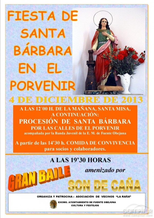 Santa Bárbara 2013 en el Porvenir  