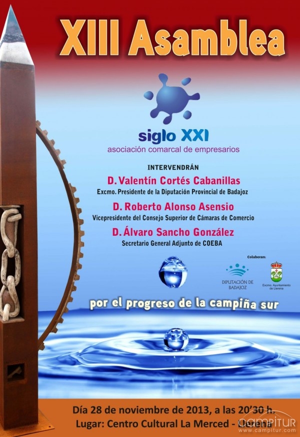 XII Asamblea General de la Asociación de Empresarios de Llerena y Comarca Siglo XXI  
