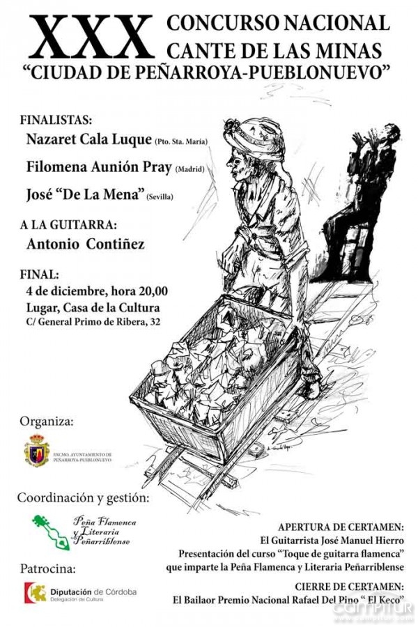 Final del XXX Concurso Nacional Cante de las Minas Ciudad de Peñarroya-Pueblonuevo 