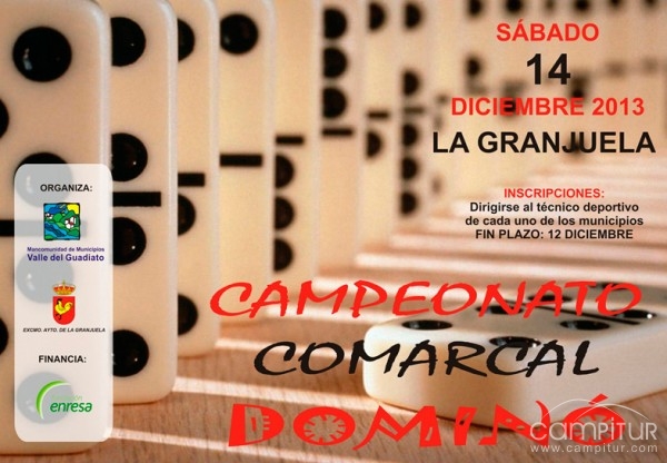 La Granjuela acoge este año el Campeonato Comarcal de Dominó 