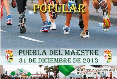 Puebla del Maestre celebra el VII San Silvestre Popular    