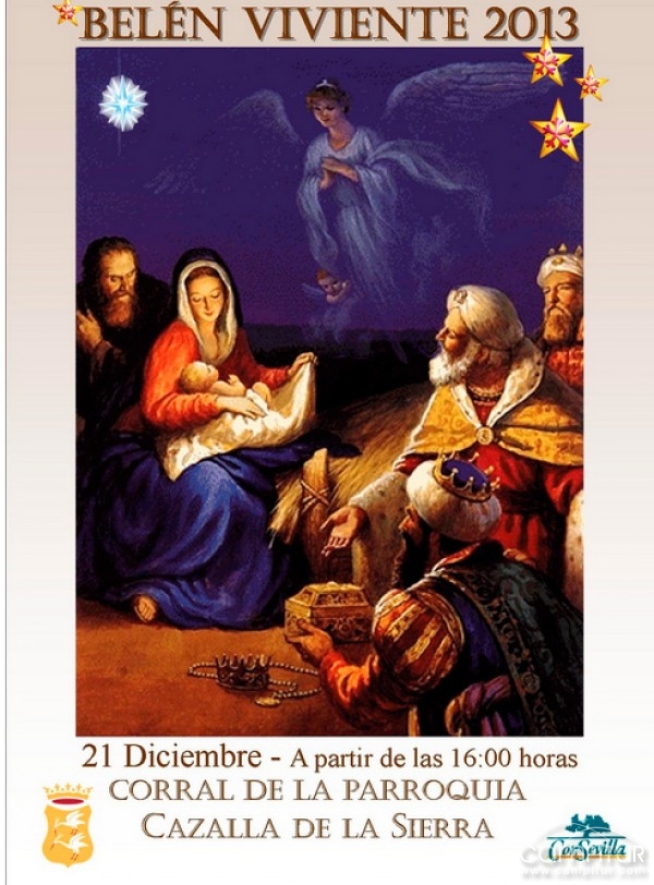 Portal de Belén Viviente 2013 en Cazalla de la Sierra 