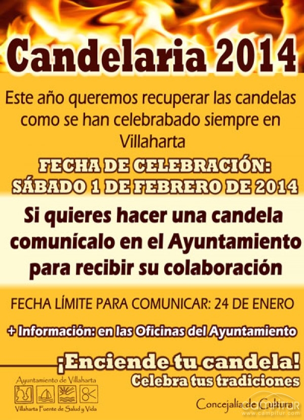 Candelaria 2014 en Villaharta ¡Enciende tu candela! 