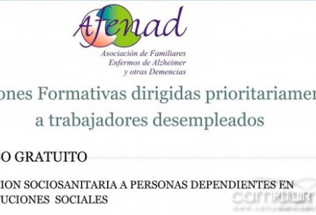 Afenad imparte un curso de Atención sociosanitaria a personas dependientes en instituciones sociales