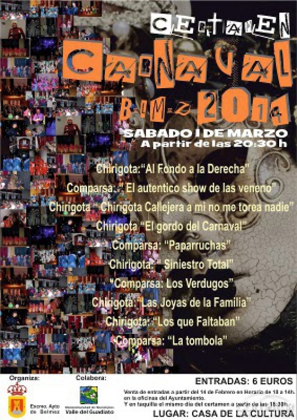 Certamen Carnaval Belmez 2014 