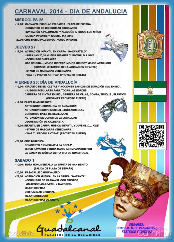 Carnaval 2014 y Día de Andalucía en Guadalcanal 