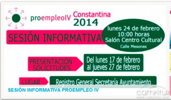 ProEmpleo IV en Constantina: “Camarero/a de restaurante bar” 