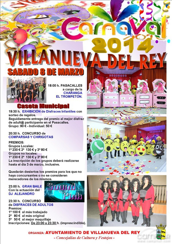 Carnaval 2014 en Villanueva del Rey 