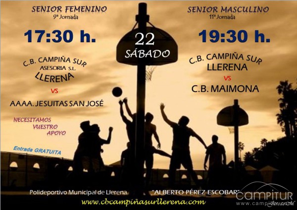 Siete partidos de baloncesto este fin de semana en El Alberto Pérez de Llerena 