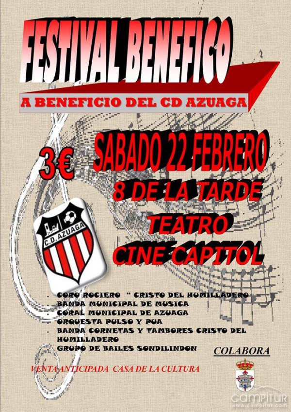 Festival a beneficio del CD Azuaga 