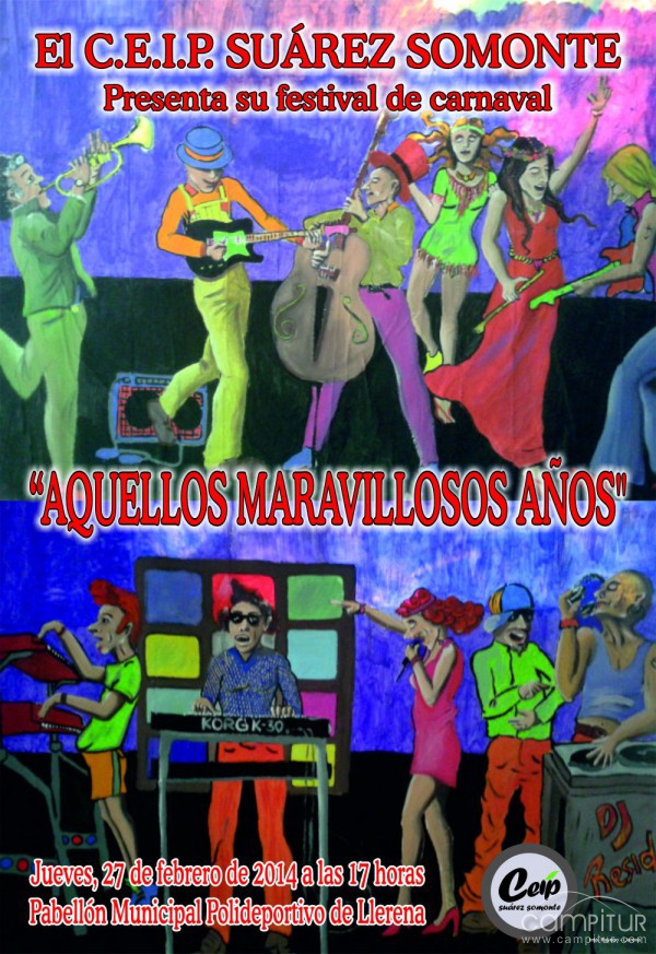 Festival de Carnaval 2014 del CEIP Suárez Somonte de Llerena 