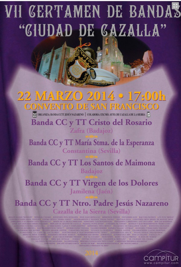 VII Certamen de Bandas “Ciudad de Cazalla” 