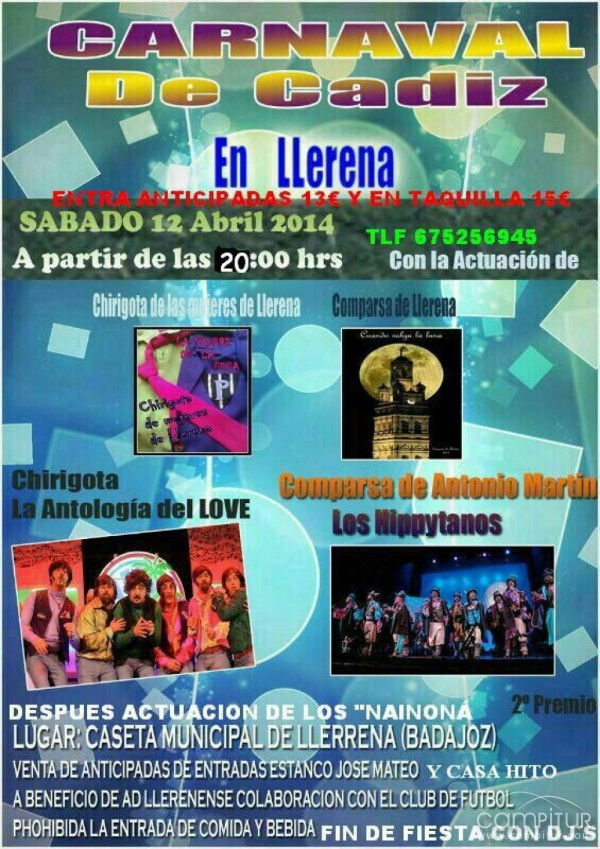 El Carnaval de Cádiz se traslada a Llerena 