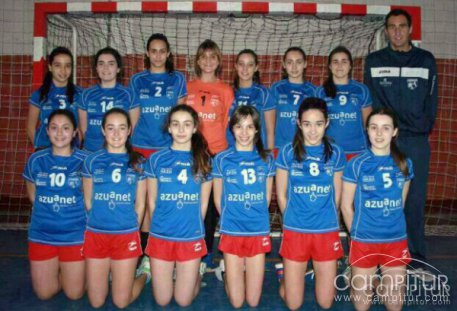 Las infantiles de la A.D Balonmano Granja campeonas de la liga regular