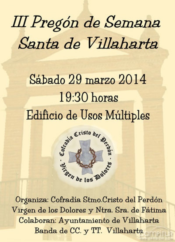 III Pregón de Semana Santa en Villaharta 