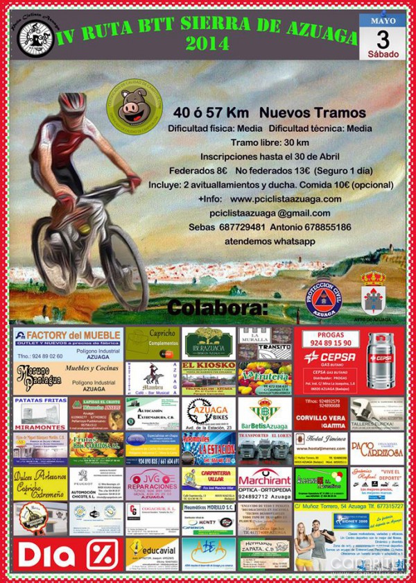 IV Ruta  BTT “Sierra de Azuaga”