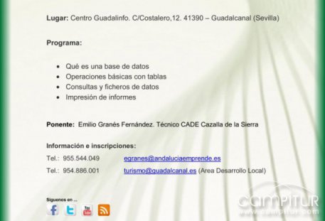 Curso de Gestión Básica con Bases de Datos en Guadalcanal 