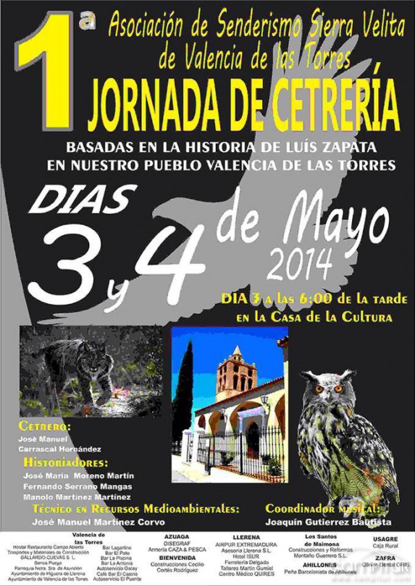 I Jornadas de Cetrería en Valencia de las Torres 