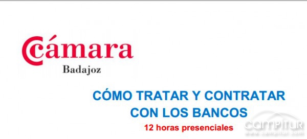 Curso en Llerena, “Cómo tratar y contratar con los bancos” 