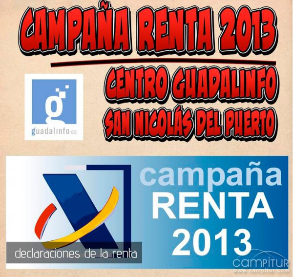 Campaña Renta 2013 en Centro Guadalinfo de San Nicolás del Puerto 