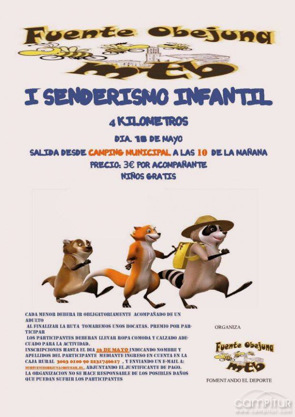 El MTB Fuente Obvejuna organiza el I Senderismo Infantil 
